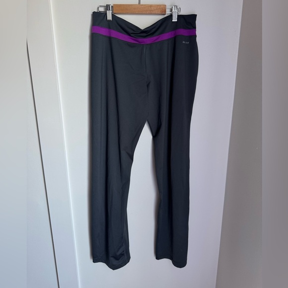 Nike dri-fit Athletic flare Leggings y2k - Picture 1 of 4
